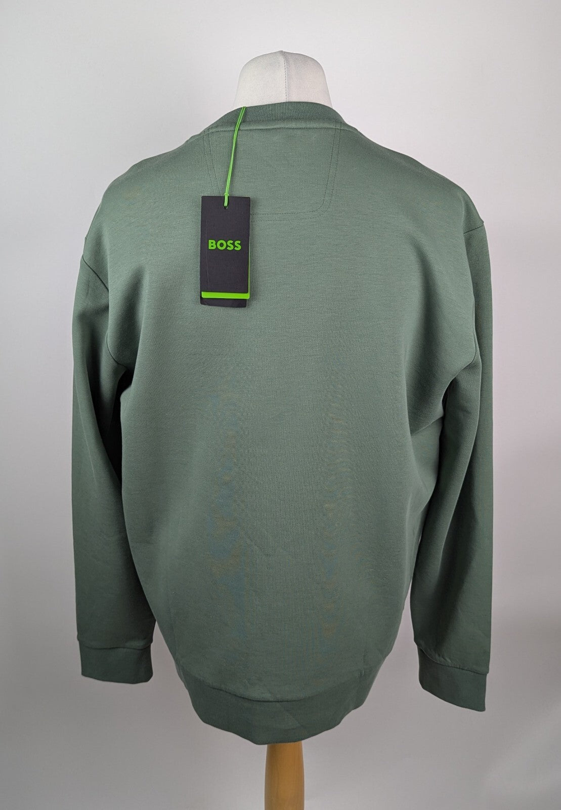 Boss Men's Salbo Crew Sweatshirt - Open Green