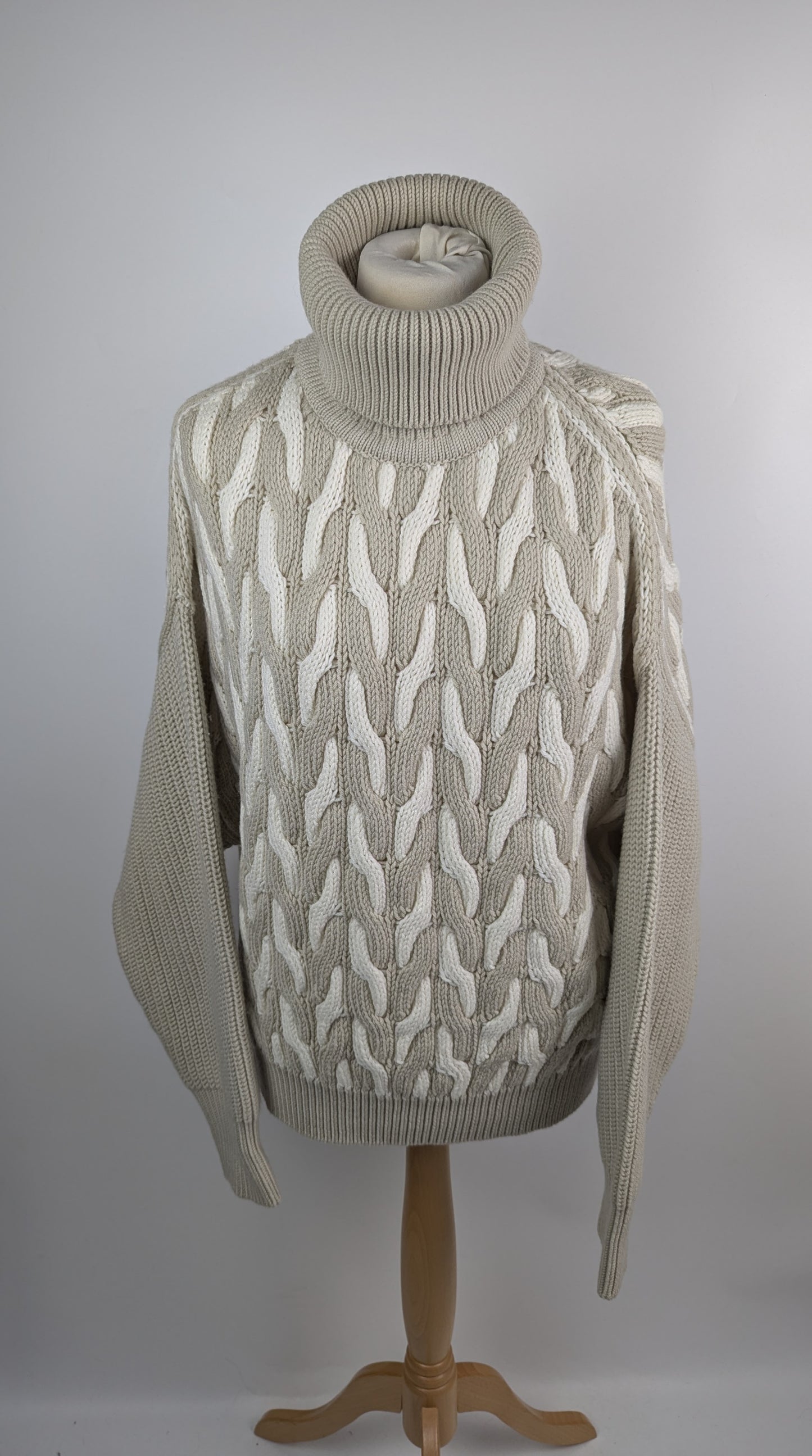 Boss Women's Ferdolia Knitted Jumper - White / Beige (Open Misc)
