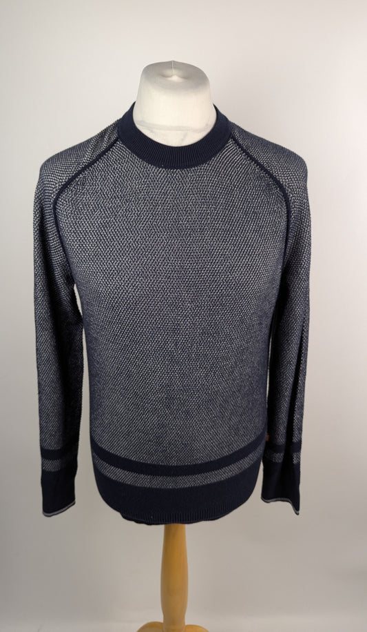 Boss Men's Apok Crew Sweatshirt - Dark Blue