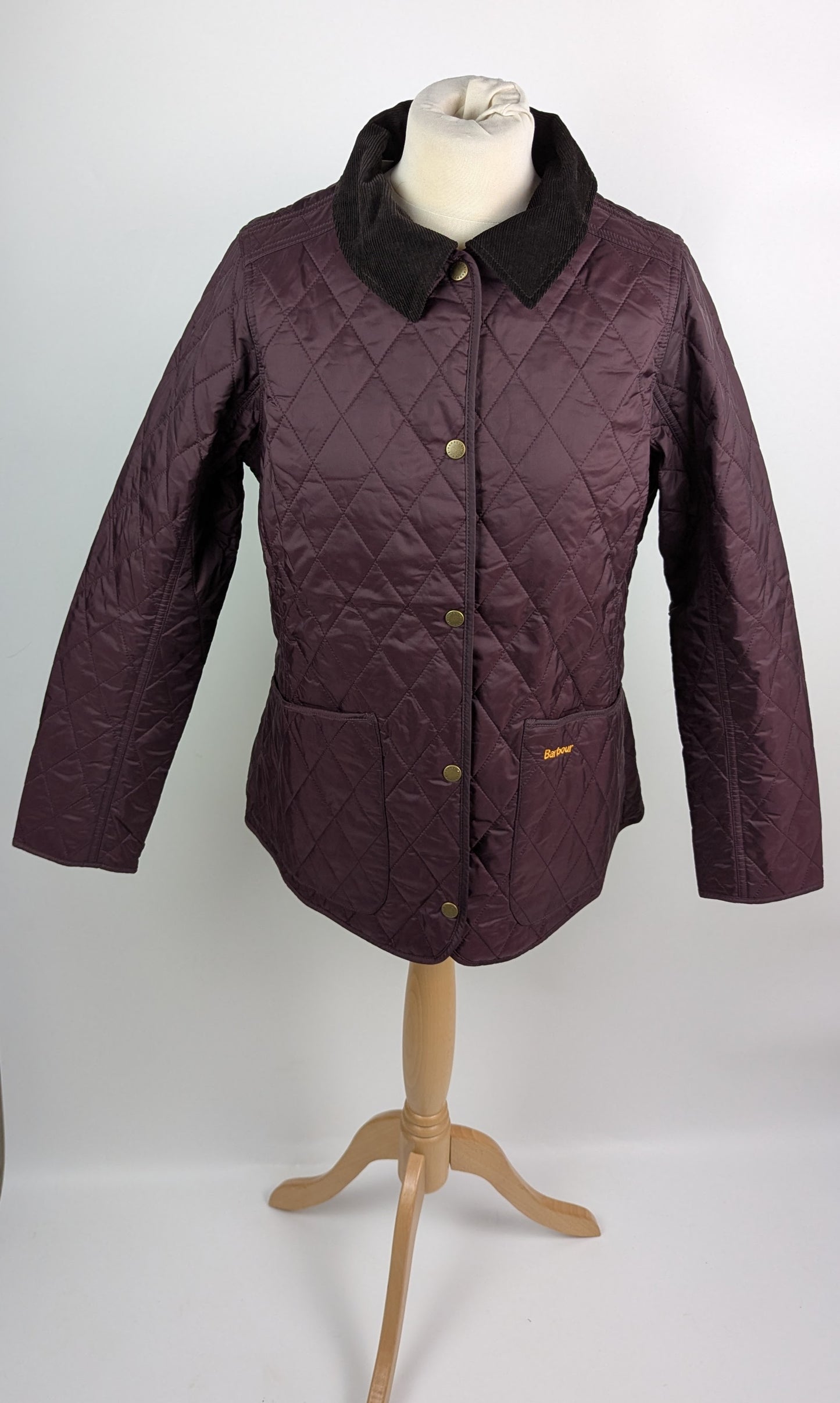 Barbour Womens Annandale Diamond Quilted Jacket -Dark Purple