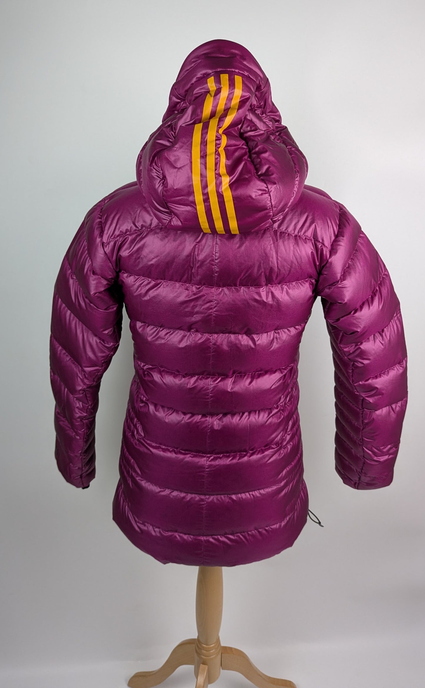 Adidas Terrex Techrock Belay Down Hooded Parka - Purple (Power Berry)