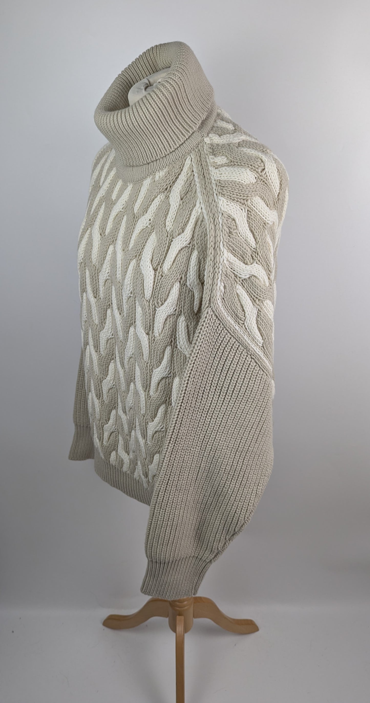 Boss Women's Ferdolia Knitted Jumper - White / Beige (Open Misc)