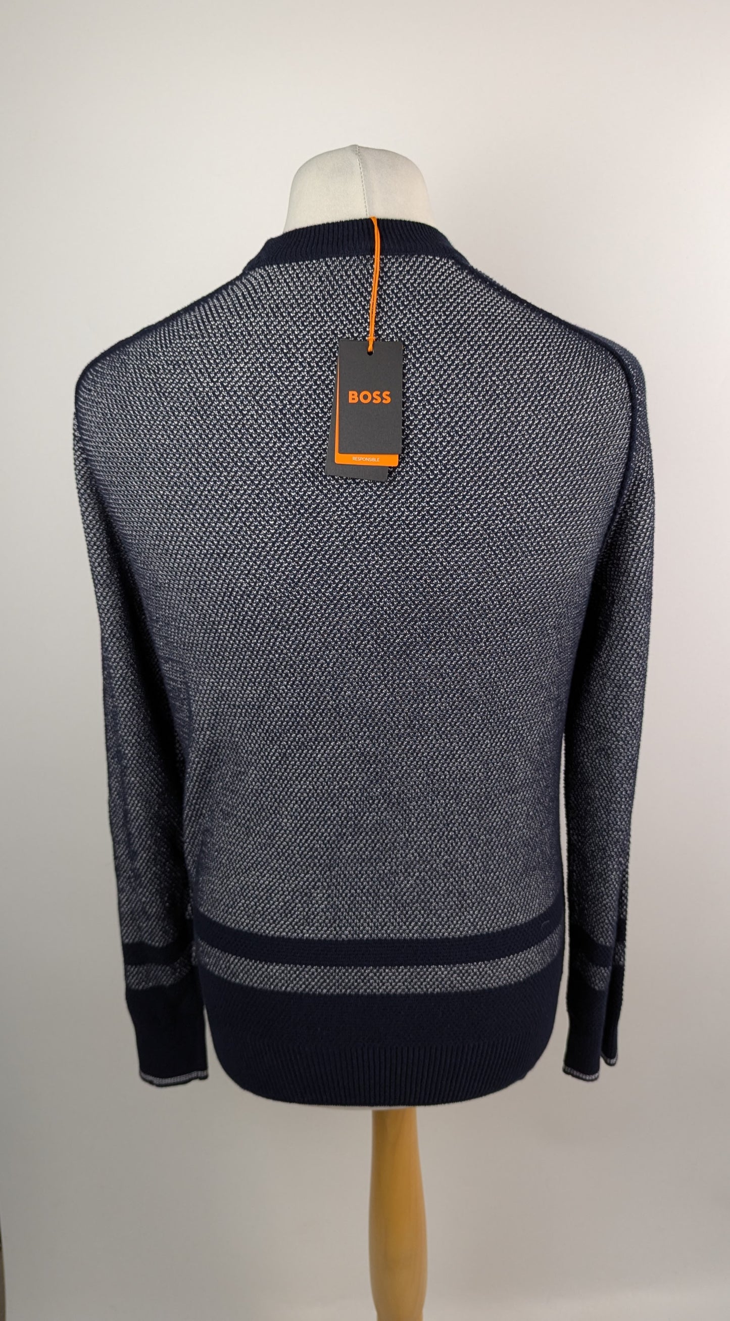 Boss Men's Apok Crew Sweatshirt - Dark Blue