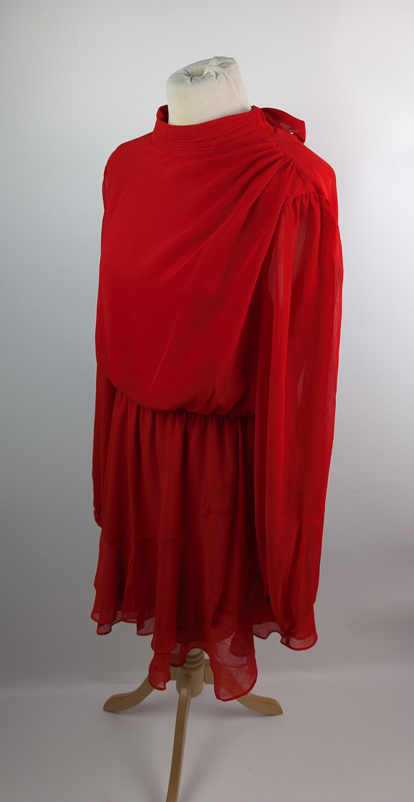 Ted Baker Woven Mini Dress - Red