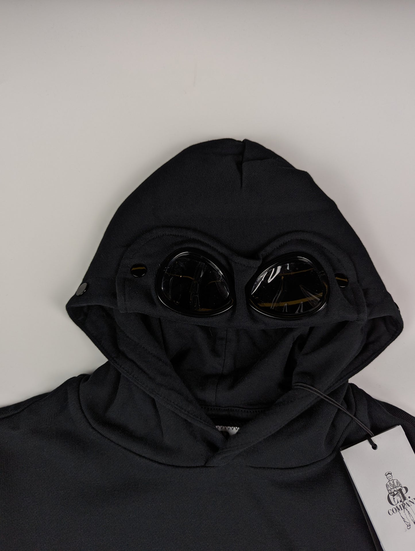 C.P. Company Boys Logo Hoodie - Black