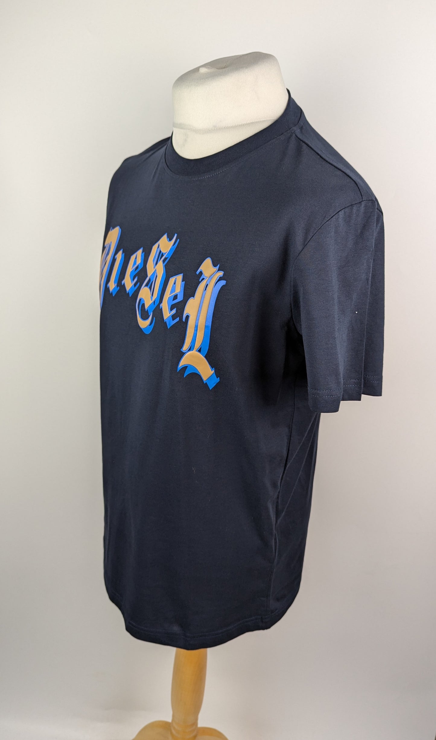 Diesel Mens T-Diegor 4-D T-Shirt - Navy