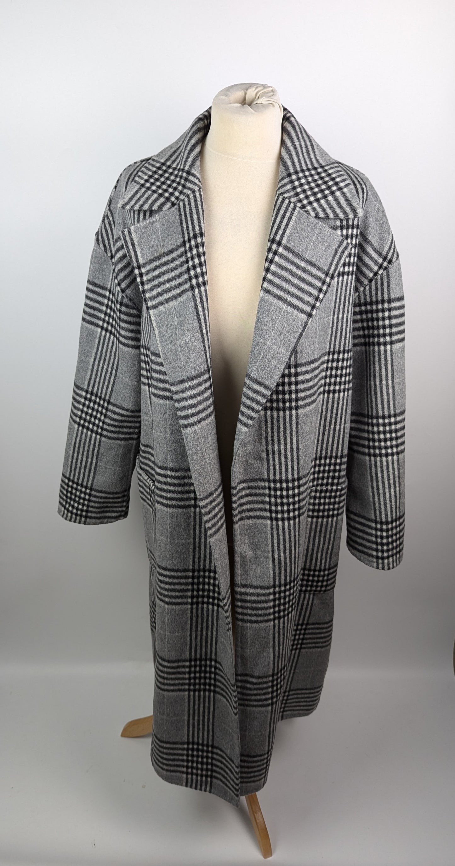 Boss Womens Coletti Overcoat - Grey / Black