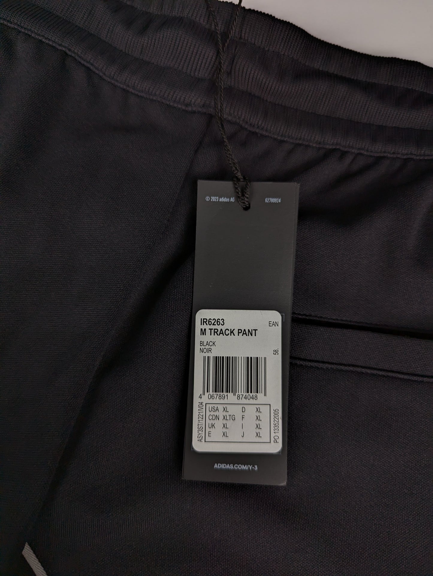 Y3 Track Mens Joggers - Black