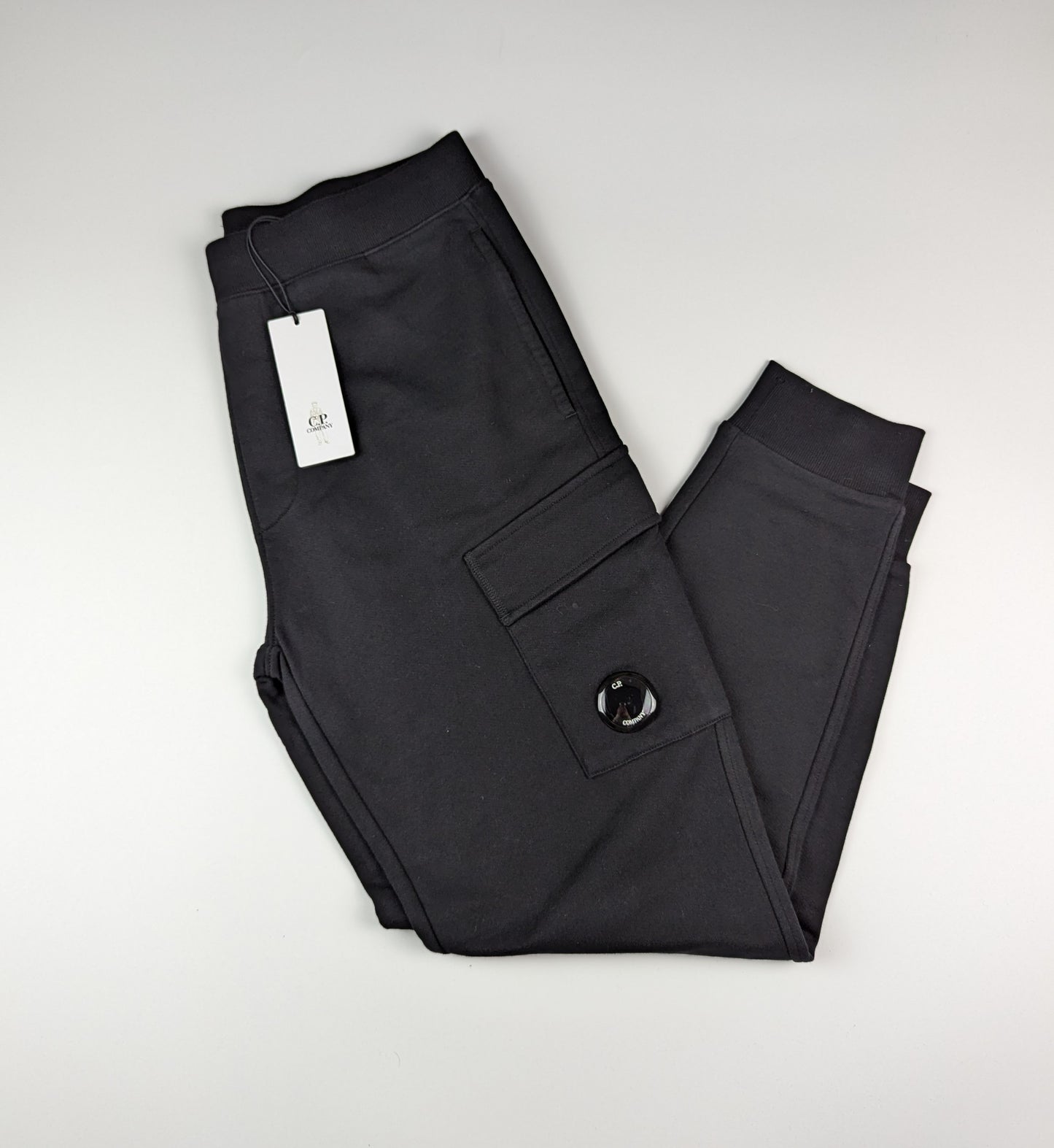 C.P. COMPANY Men's Lens Pocket Joggers - Black