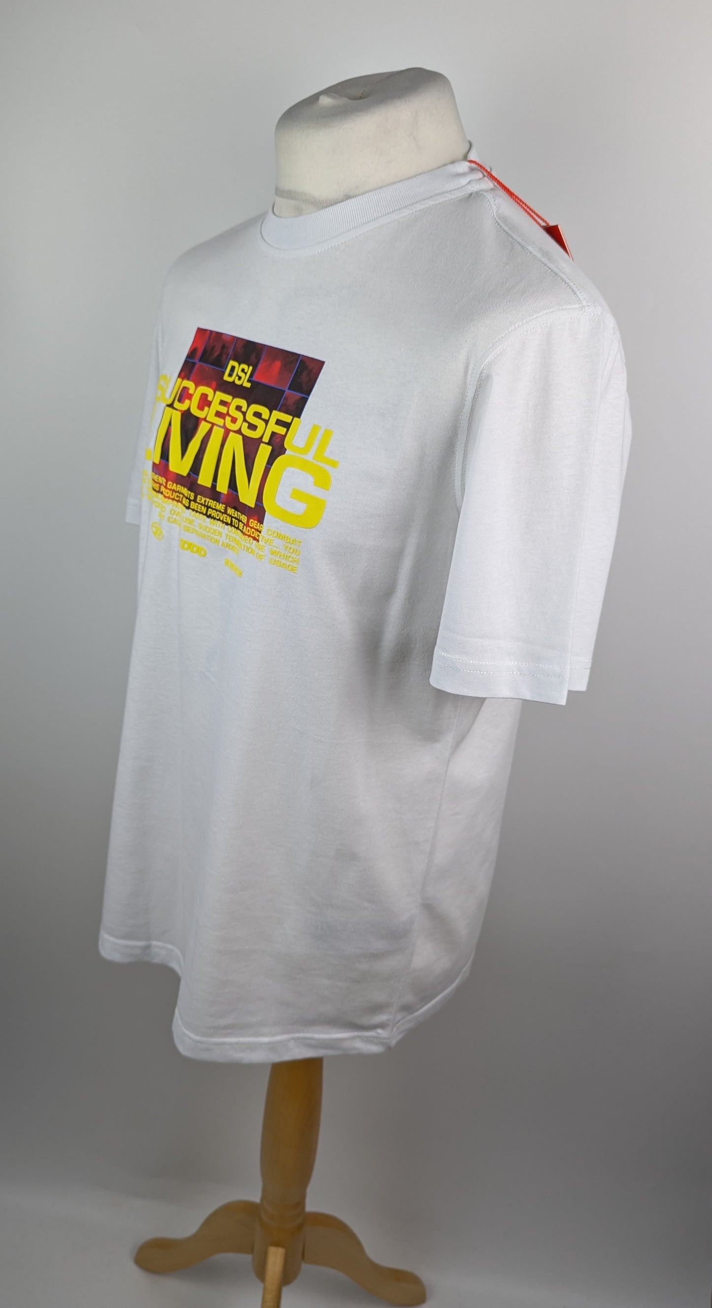 Diesel Mens T-Shirt maglietta - White