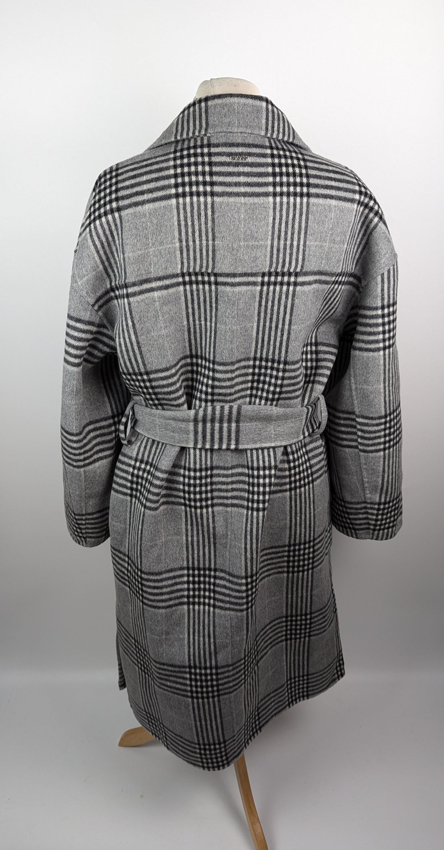 Boss Womens Coletti Overcoat - Grey / Black