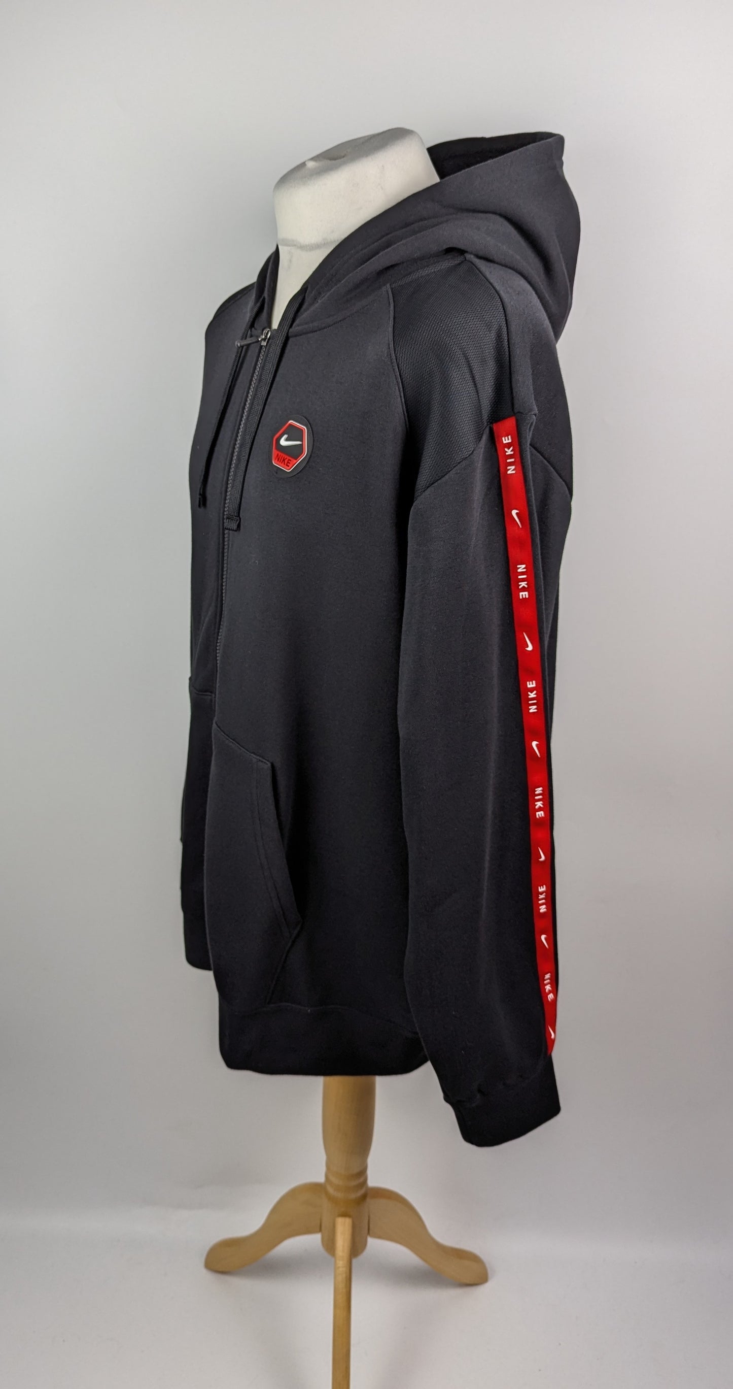 Nike Swoosh Air Men Hoodie - Black / Red