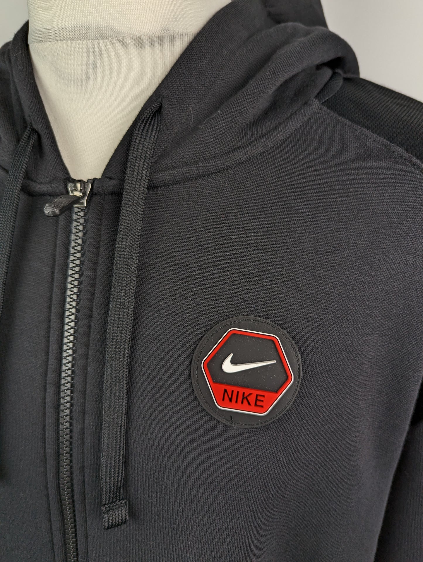 Nike Swoosh Air Men Hoodie - Black / Red