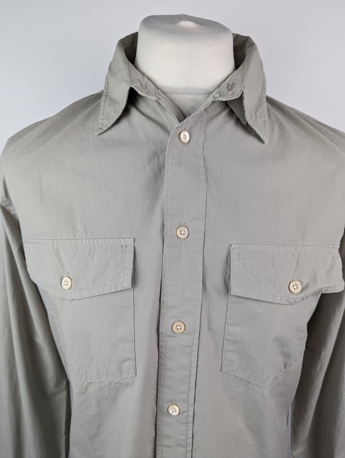 Paul Smith Cotton Pocket Shirt - Grey