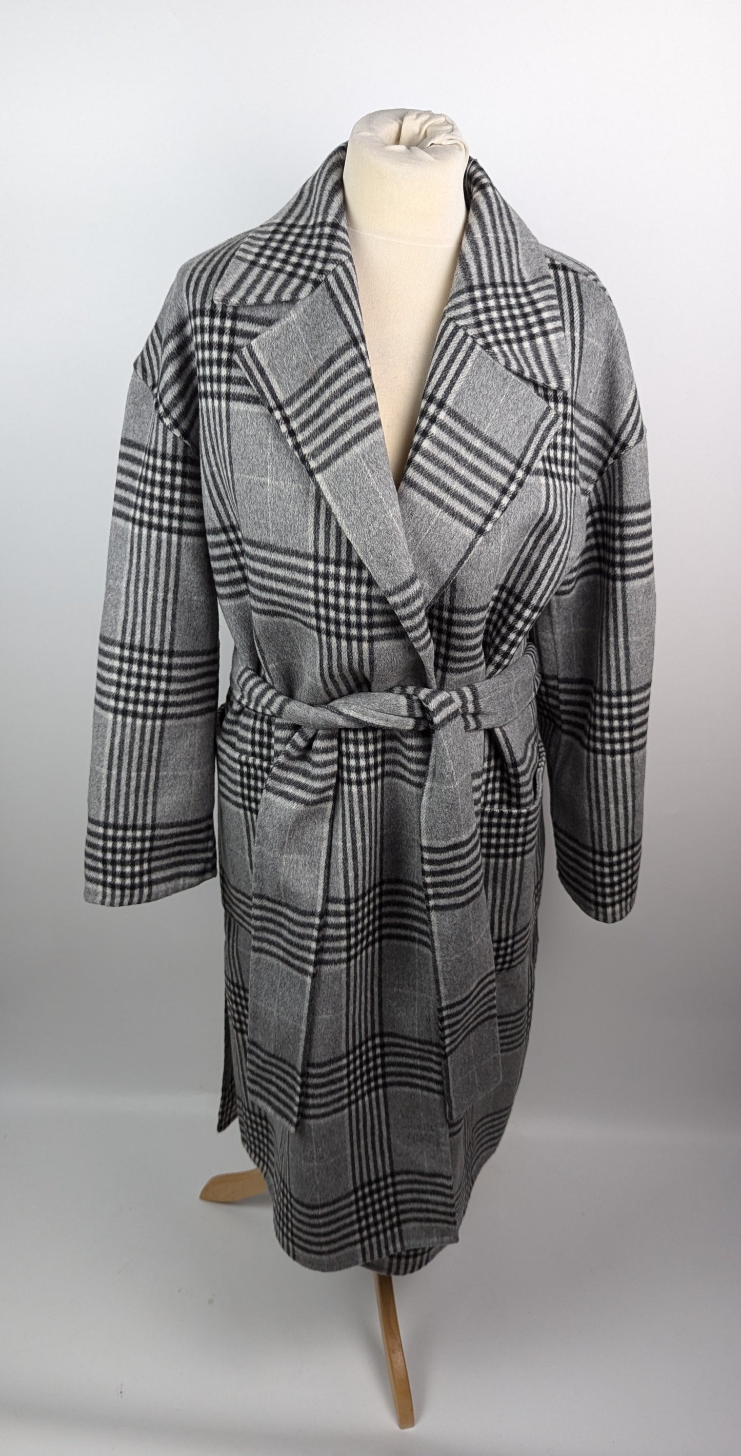 Boss Womens Coletti Overcoat - Grey / Black