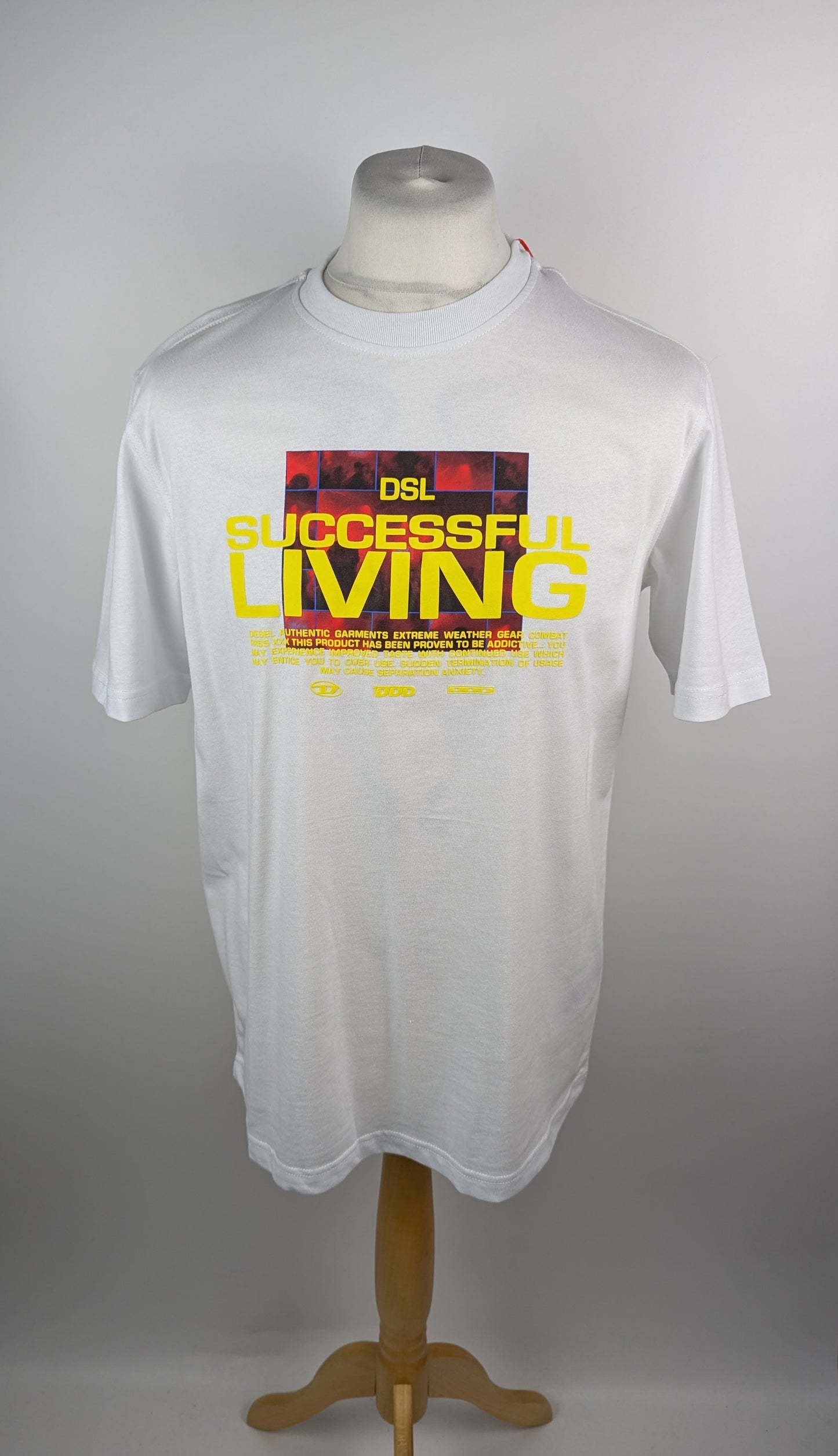 Diesel Mens T-Shirt maglietta - White