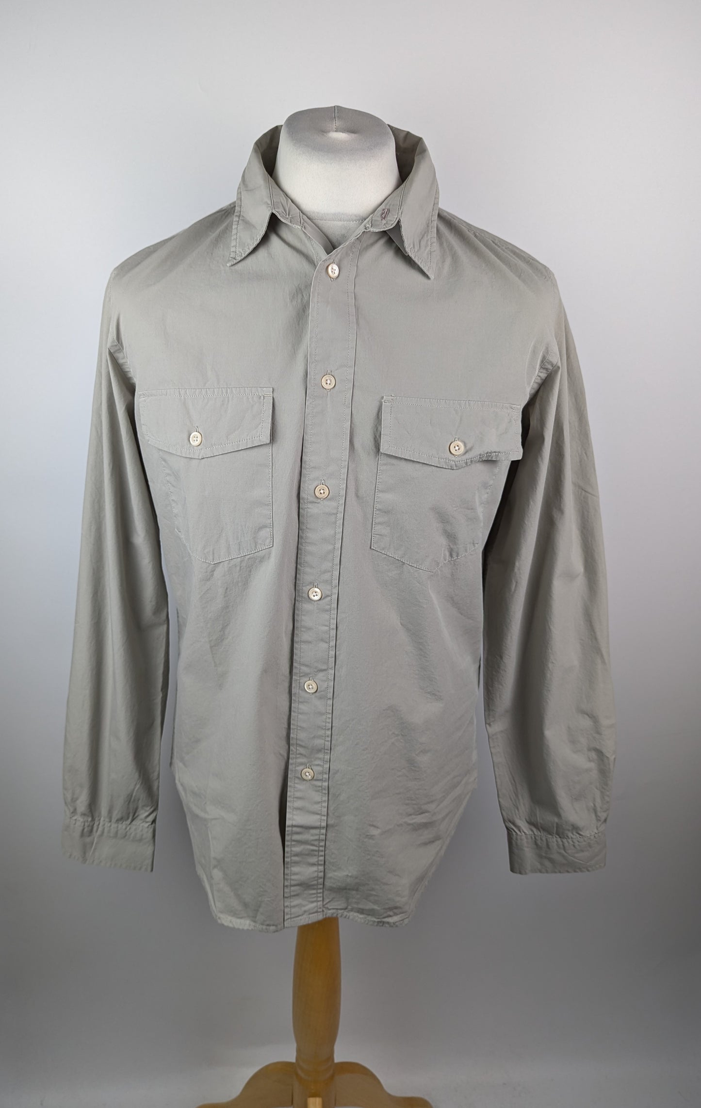 Paul Smith Cotton Pocket Shirt - Grey