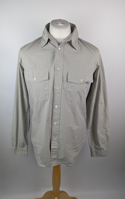 Paul Smith Cotton Pocket Shirt - Grey