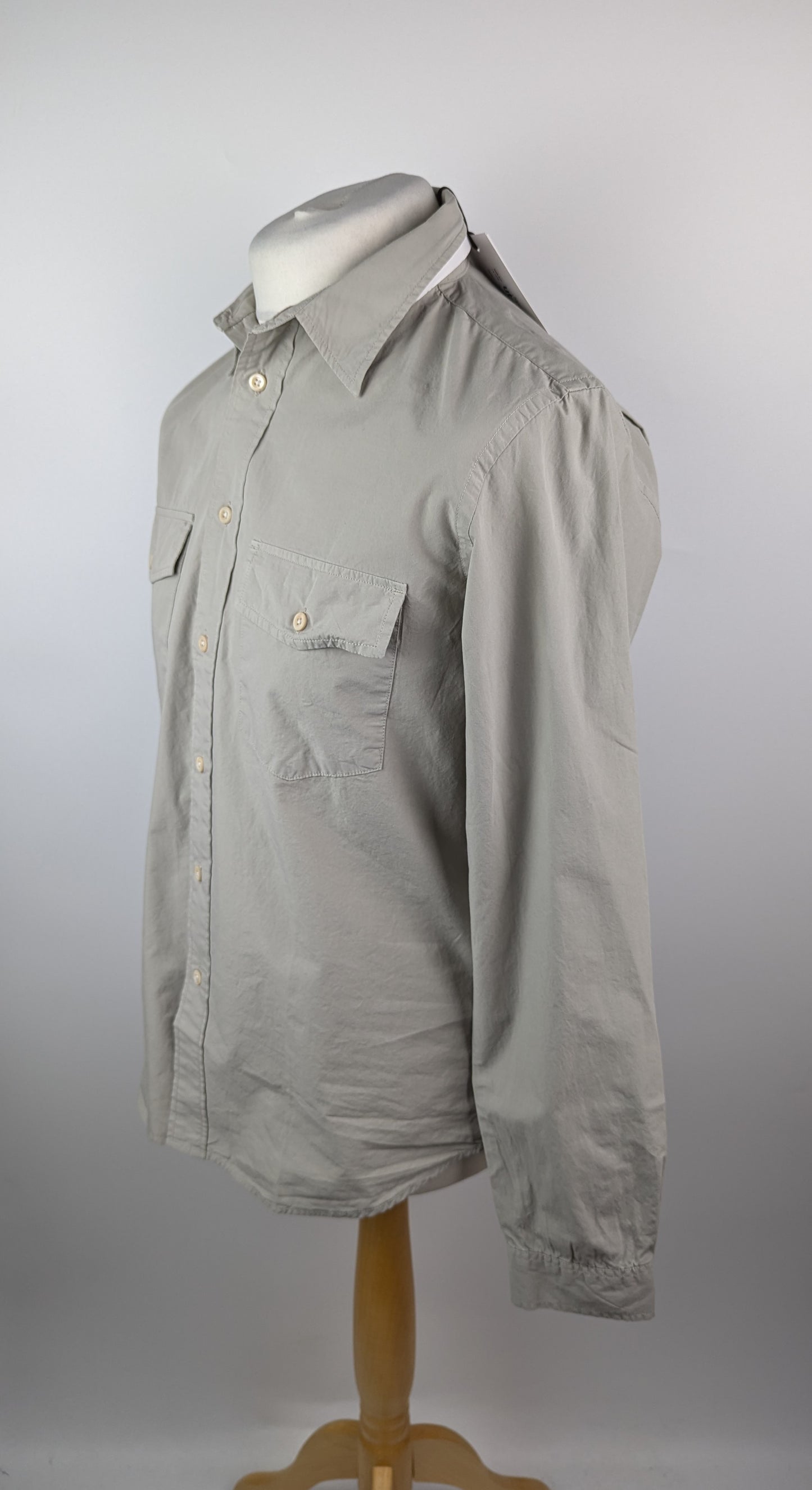 Paul Smith Cotton Pocket Shirt - Grey