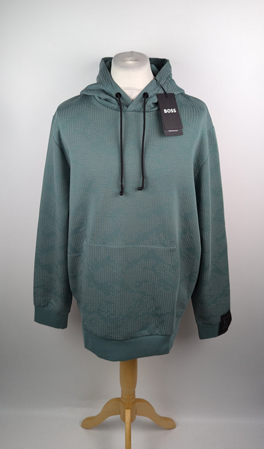 Boss Seeger 94_P Mens Hoodies - Open Green