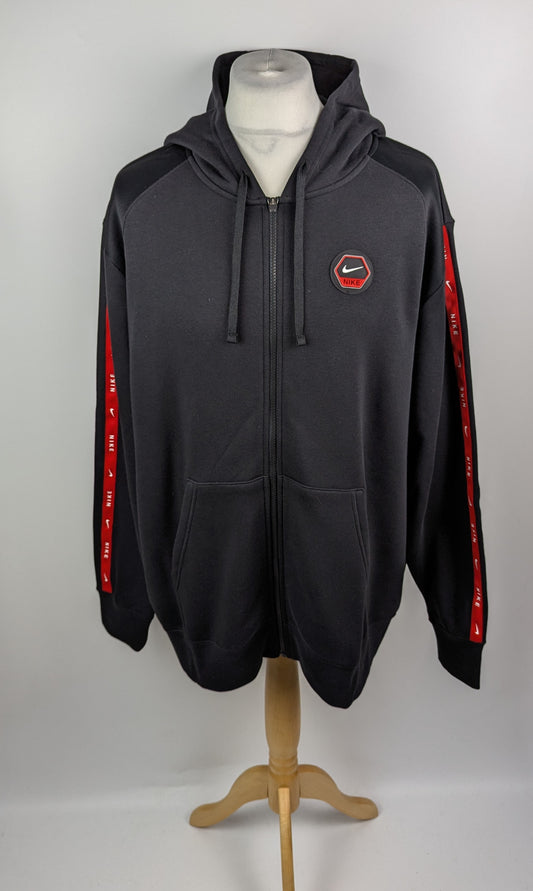 Nike Swoosh Air Men Hoodie - Black / Red