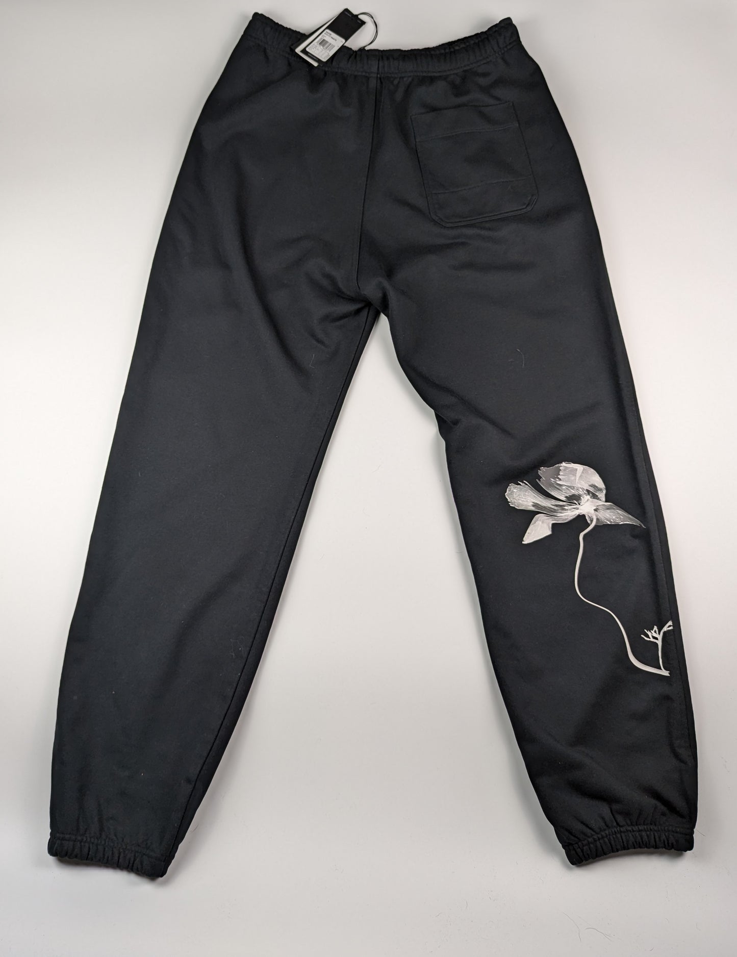 Y3 Graphic French Terry Joggers - Black