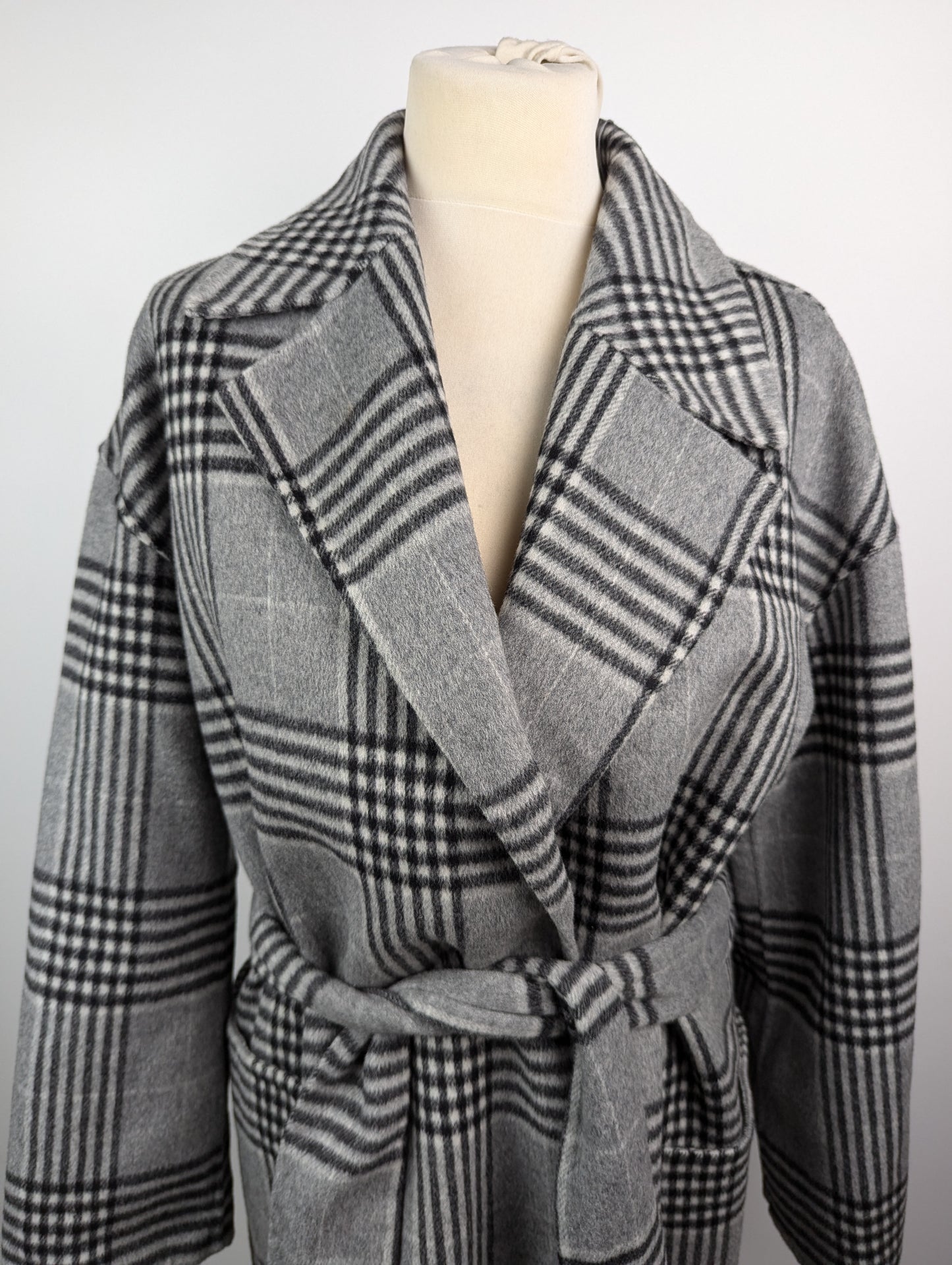 Boss Womens Coletti Overcoat - Grey / Black