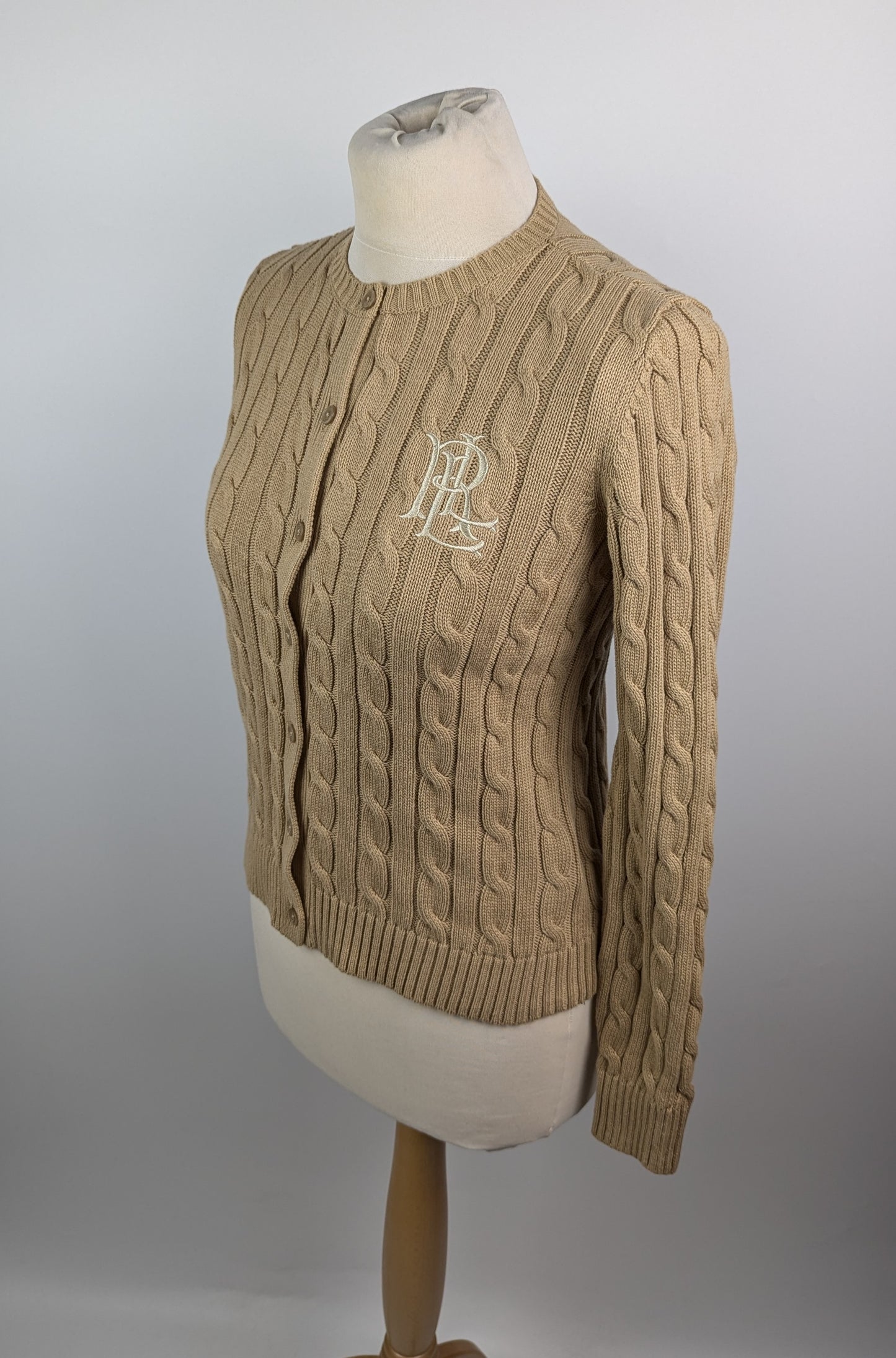 Lauren by Ralph Lauren Ralhan Cardigan Womnes - Birch Tan